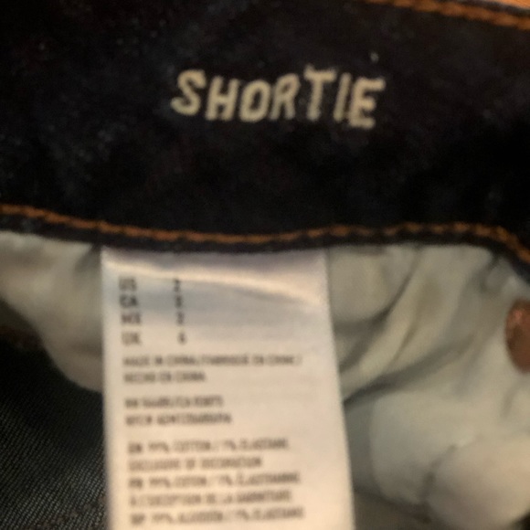 AEO shortie super stretch denim sorts - Picture 3 of 3